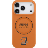 Oracle Red Bull Racing Niebieski Pierścień silikonowe etui z MagSafe dla iPhone 17 Pro - pomarańczowy