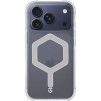 Tactical MagForce Sześciokątne wytrzymałe etui z MagSafe dla iPhone'a 17 Pro Max - białe