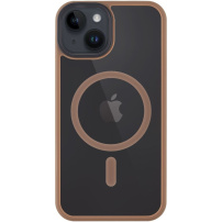 Tactical Hyperstealth przezroczyste etui z MagSafe do iPhone 14 - brązowe