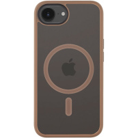 Tactical Hyperstealth przezroczyste etui z MagSafe do iPhone 16e / 17e - brązowe