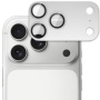 Spigen GLAS.tR EZ Fit Optik Pro XL hartowane szkło chroniące obiektywy aparatu do iPhone 17 Pro Max - srebrne