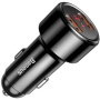 Ładowarka samochodowa Baseus Magic z portami 2x USB-A - 45W - czarna