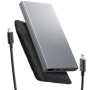 Spigen Niezbędny powerbank z portami 2x USB-C / USB-A - 10 000 mAh - szary