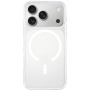 Matowe, przezroczyste etui JOYROOM Skin Feel z MagSafe do iPhone 17 Pro Max - przezroczyste