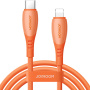 JOYROOM S-A59 kabel ładujący i do transmisji danych - USB-C na Lightning - 1,2 m - pomarańczowy