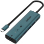 ONTEN UC123+ 6w1 hub - HDMI / 3,5 mm jack / USB-C / 3x USB-A na USB-C - morski
