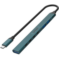 ONTEN UC972C 7w1 hub - 4x USB-C / 3x USB-A na USB-C - morski