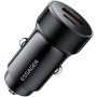 ESSAGER ES-CC24 ładowarka samochodowa z portami USB-C / USB-A - 30W - czarna