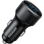 ESSAGER ES-CC21 ładowarka samochodowa z portami USB-C / USB-A - 45W - czarna