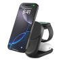 BELKIN Ultra Charge Qi2 3w1 składana magnetyczna podstawka bezprzewodowa do iPhone / Apple Watch / AirPods - 25W - czarny