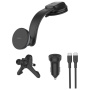 BELKIN Boost Charge Qi2 magnetyczny uchwyt samochodowy na deskę rozdzielczą i do kratki nawiewu z ładowaniem bezprzewodowym do iPhone - czarny