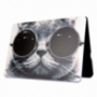 Opakowanie ochronne / etui dla MacBook Air 13" (model A1369 / A1466) - kot z okularami