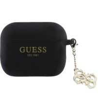 Guess 4G Charms silikonowe etui do AirPods Pro 3 - czarny