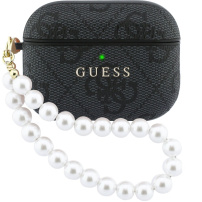 Guess 4G Classic Logo Pearl Strap etui do AirPods Pro 3 - szary