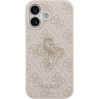 Guess 4G Metal Logo etui do iPhone 17 - różowe