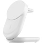 BELKIN Ultra Charge Qi2 3w1 składany magnetyczny stojak bezprzewodowy do iPhone / Apple Watch / AirPods - 25W - biały