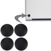 Zapasowe dolne nóżki gumowe dla MacBook Pro 13" (A1278) / Pro 15" (A1286) / Pro 17" (A1297) - 4 szt. - czarne