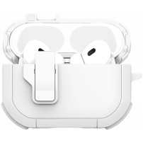 DUX DUCIS Pecp wytrzymałe etui z karabińczykiem do AirPods Pro 2 - biały