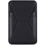 Kieszeń magnetyczna na karty ze stojakiem do iPhone - czarna