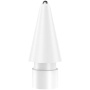 Wymienna końcówka ze srebrną końcówką do Apple Pencil 1 / 2 / USB-C / Pro - styl 3.0 - biały
