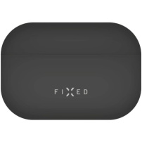 FIXED Silky ultra cienkie opakowanie silikonowe do AirPods Pro - czarny