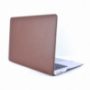 Okładka ze skórzaną powierzchnią dla MacBook Air 13" (A1237 / A1304 / A1369 / A1466) - brązowe