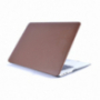 Okładka ze skórzaną powierzchnią dla MacBook Air 13" (A1237 / A1304 / A1369 / A1466) - brązowe