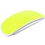 Miękkie etui silikonowe dla Apple Magic Mouse - neonowy żółty