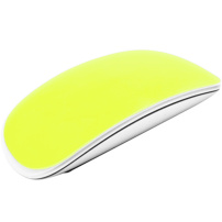 Miękkie etui silikonowe dla Apple Magic Mouse - neonowy żółty
