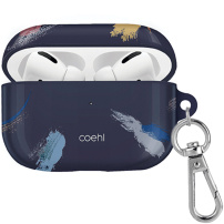 Uniq Coehl Reverie pokrowiec z karabińczykiem do Apple AirPods Pro - niebieskie