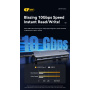 ESSAGER ES-HB01 7w1 hub - dysk SSD / slot na kartę SD / TF / 2x USB-C / 2x USB-A na USB-C - ciemnoszary