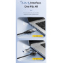 ESSAGER 2w1 adapter ethernet - RJ45 na USB-C / USB-A - szary