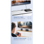 ESSAGER 2w1 adapter ethernet - RJ45 na USB-C / USB-A - szary