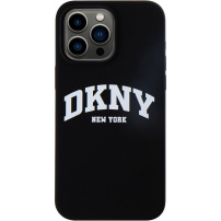 Etui silikonowe DKNY Arch Logo z MagSafe do iPhone’a 14 Pro Max - czarny
