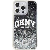 Etui DKNY Liquid Glitter Arch Logo do iPhone’a 14 Pro Max - czarny