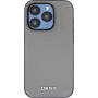 Etui DKNY Silver Metal Logo z MagSafe do iPhone’a 15 Pro - szary