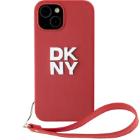 DKNY Etui Stack Logo z paskiem do iPhone'a 13 - czerwone