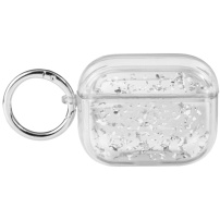Przezroczyste opakowanie z brokatem dla AirPods Pro - przezroczyste