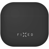 FIXED Silky ultracienkie silikonowe etui do AirPods 4 / 5 - czarne