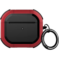 Wytrzymałe etui ze wzmocnionymi narożnikami do AirPods 4 / 5 - czerwone