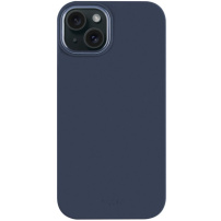 FIXED MagFlow etui silikonowe z MagSafe do iPhone 15 - ciemnoniebieski