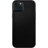 FIXED MagLeather skórzany pokrowiec z MagSafe dla iPhone 15 - czarny