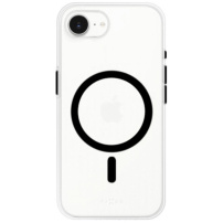 FIXED MagPurity przezroczyste etui z czarnym MagSafe do iPhone 16e / 17e - przezroczyste