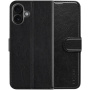 FIXED Etui z klapką Opus do iPhone'a 16 - czarne