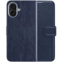 FIXED Etui z klapką Opus do iPhone'a 16 - ciemnoniebieskie