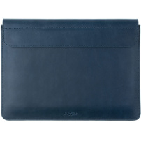 FIXED Oxford koperta skórzana dla MacBook Pro 14" (A2442 / A2779 / A2918 / A2992 / A3112 / A3185 / A3401) - ciemnoniebieska