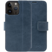 FIXED ProFit pokrowiec flip skórzany do iPhone 14 Pro - niebieskie