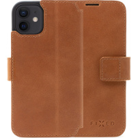 FIXED ProFit pokrowiec skórzany do iPhone 12 / 12 Pro - brązowy