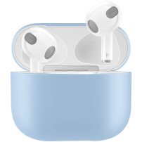 Ochronne opakowanie silikonowe do AirPods 3 - jasnoniebieskie