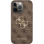 Guess 4G Metal Logo etui do iPhone 13 Pro Max - brązowe
